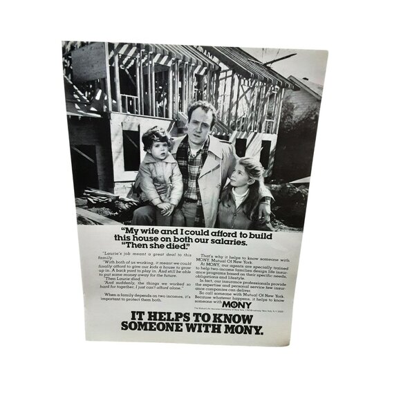 1981 Mutual Life Insurance Company Print Ad Vintage - Picture 1 of 1